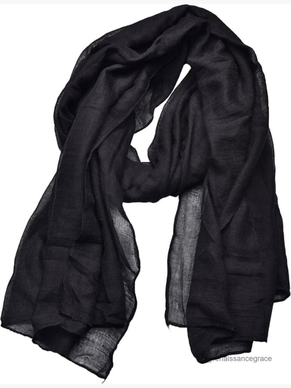 Lightweight Polyester Cotton Scarf Wrap Shawl 70x35 Inches Soft Fashion